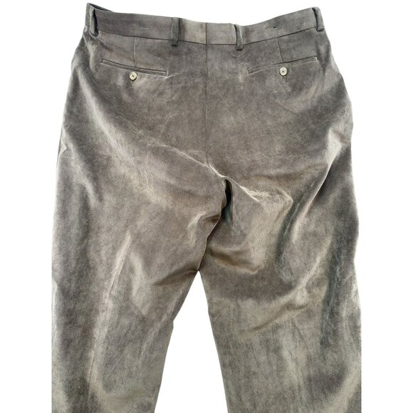 Kenneth Roberts Platinum Mens Corduroy Pants W38/L30 Brown Biconstituent Blend - Picture 9 of 9